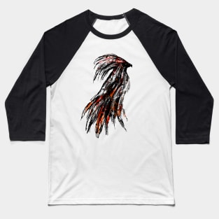 Phoenix and Ashes - Burning Feathers Baseball T-Shirt